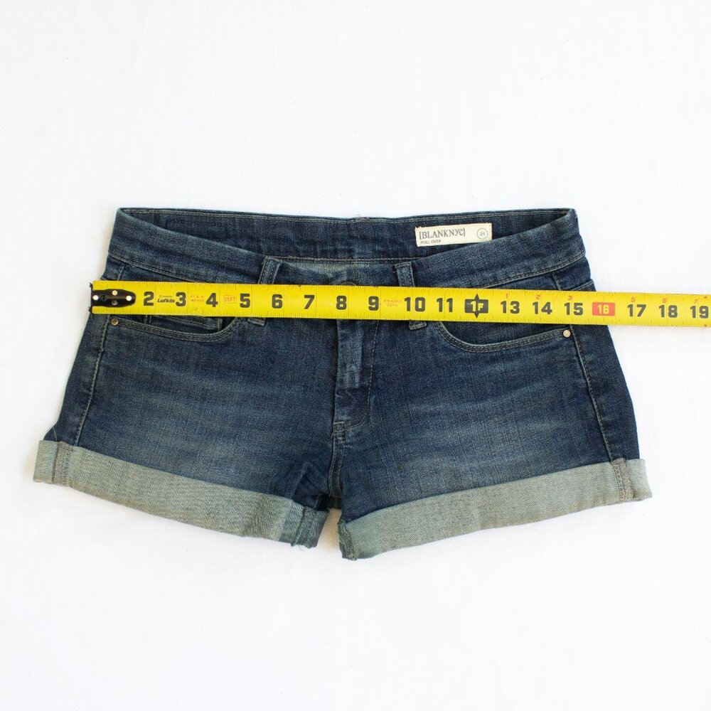 Blank NYC Roll Over Cuffed Jean Shorts - Picture 3 of 5